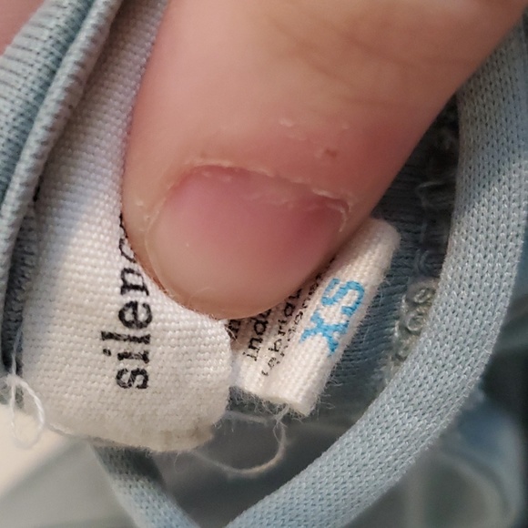 Silence and Noise bluish green spaghetti strap Romper - Picture 9 of 10